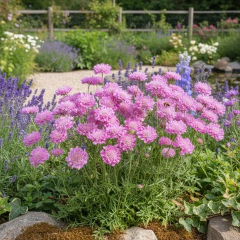 ŽVAIGŽDŪNĖ (SCABIOSA COLUMBARIA) 'PINK MIST' ŽVAIGŽDŪNĖ (SCABIOSA COLUMBARIA) 'PINK MIST'